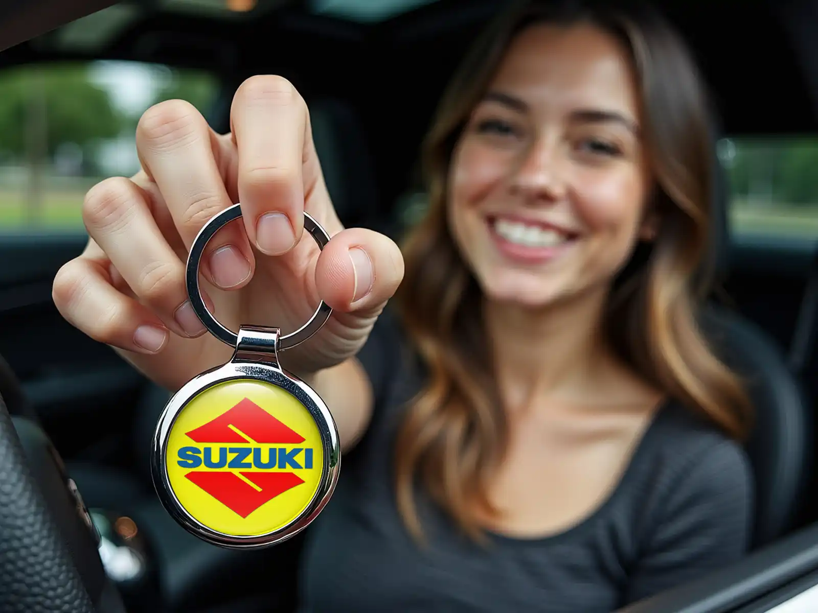 Suzuki Llaveros Metal Pro Diseño Acero Premium